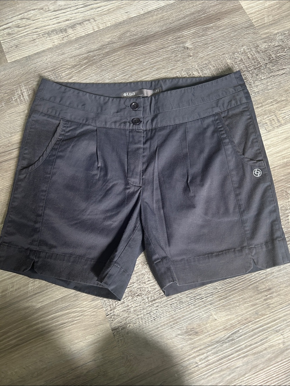 Lija dark grey Women's Tailored Bermuda Shorts